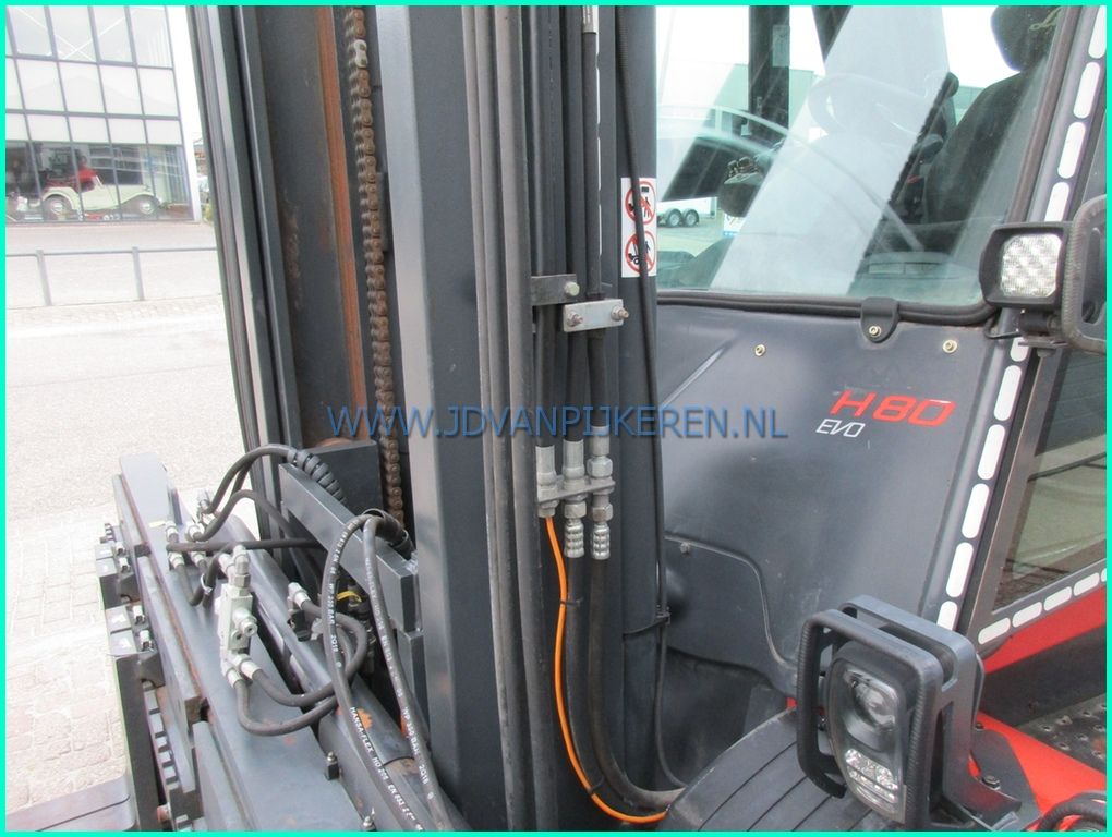 Linde H80D-03 evo 396 A/C+5x hydrauliek+sideshift+forkpositioner