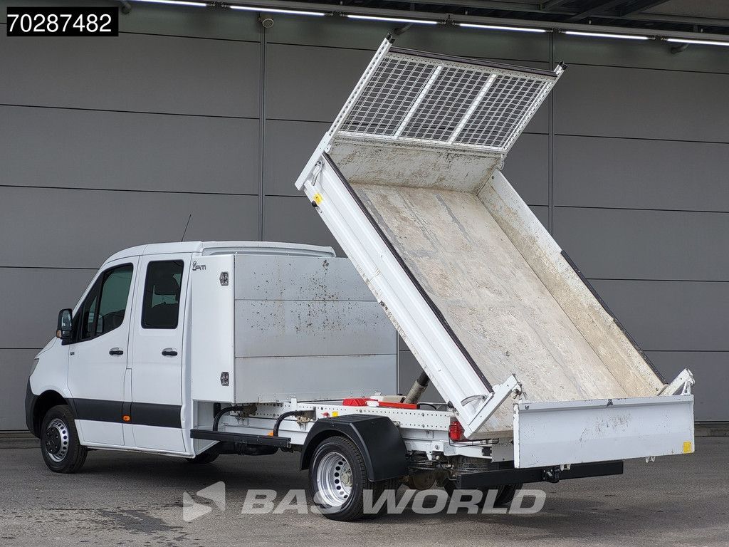 Mercedes Sprinter 514 CDI Kipper Dubbel Cabine Dubbellucht 3,5t Trekhaak Airco Cruise Euro6 Tipper Benne Kieper Klima AHK Tempomat
