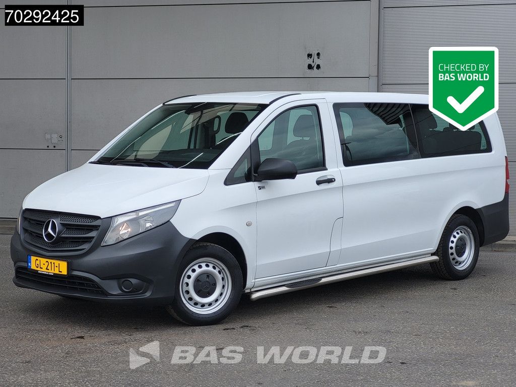 Mercedes Vito 109 Personenvervoer 8-Persoons L3H1 Airco APK 01-2026 Euro6 TV Taxi Kombi Passenger Transport Tourer L3 Long Klima