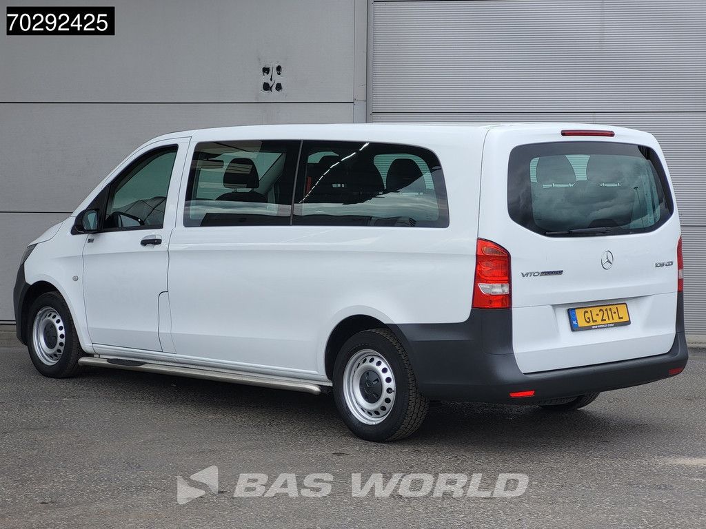 Mercedes Vito 109 Personenvervoer 8-Persoons L3H1 Airco APK 01-2026 Euro6 TV Taxi Kombi Passenger Transport Tourer L3 Long Klima