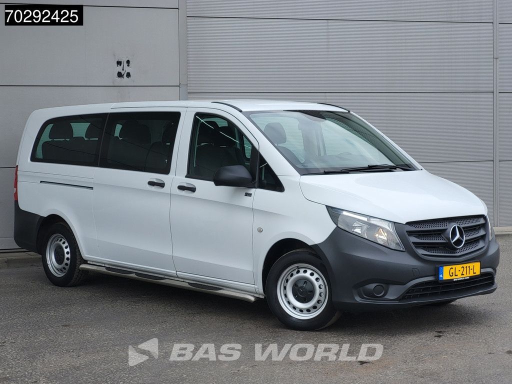 Mercedes Vito 109 Personenvervoer 8-Persoons L3H1 Airco APK 01-2026 Euro6 TV Taxi Kombi Passenger Transport Tourer L3 Long Klima