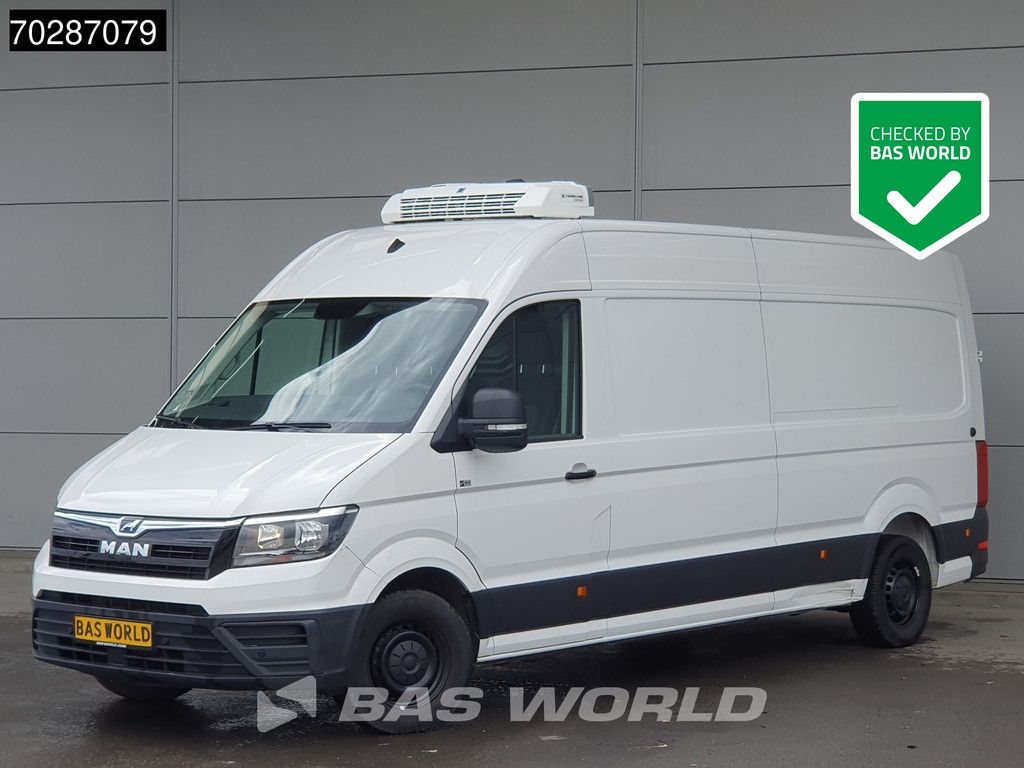 Volkswagen Crafter 140pk Koelwagen Automaat Thermo King V-200 MAX L4H3 Airco Camera Parkeersensoren L3H2 Euro6 Koel Koeler Kühl Kühler Kühlwagen 12m3 Klima