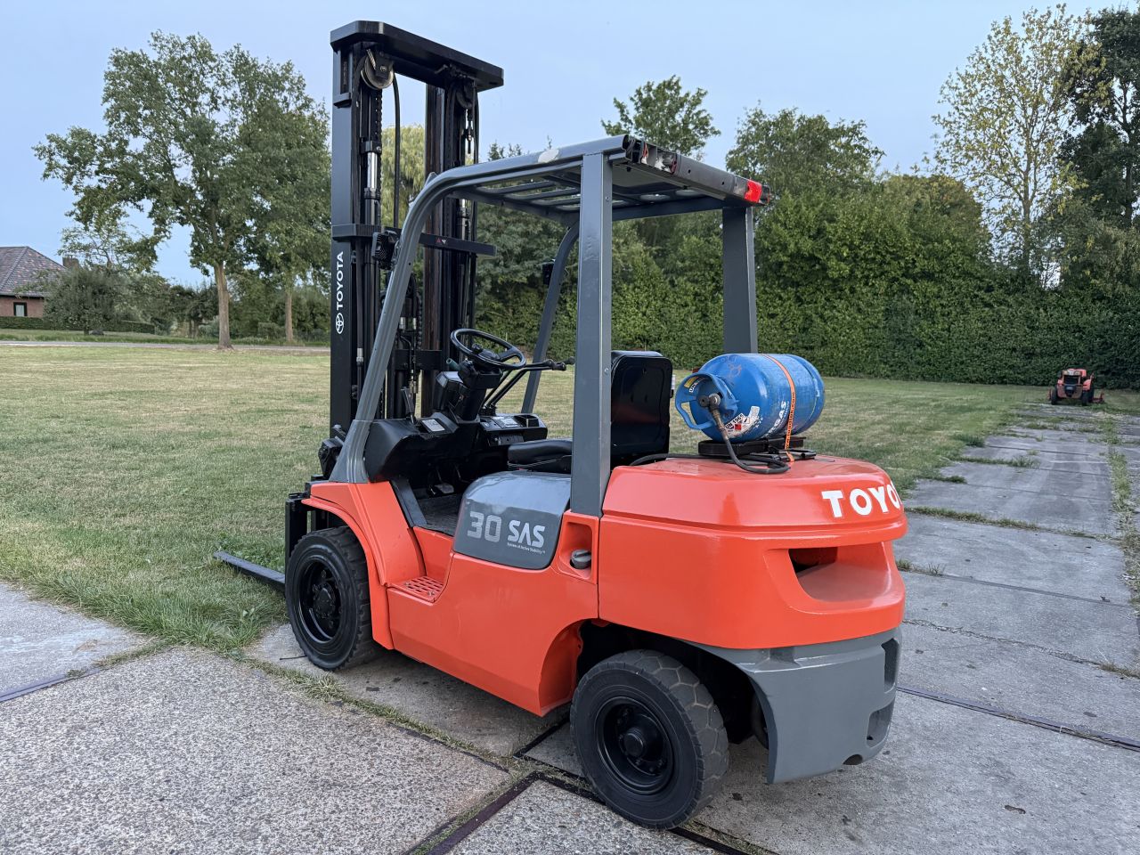 Toyota 7 serie 3 tonner lpg triplex 6M Freelift Sideshift