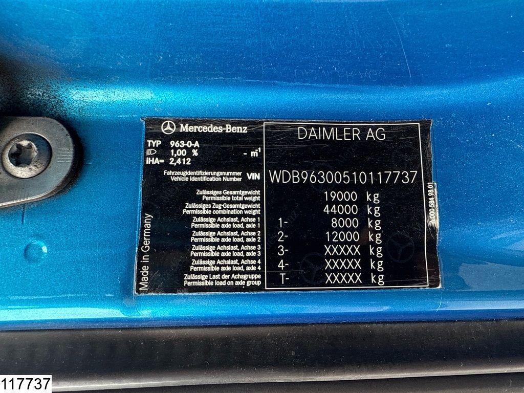 Mercedes Actros 1843 EURO 6, Hydrauliek
