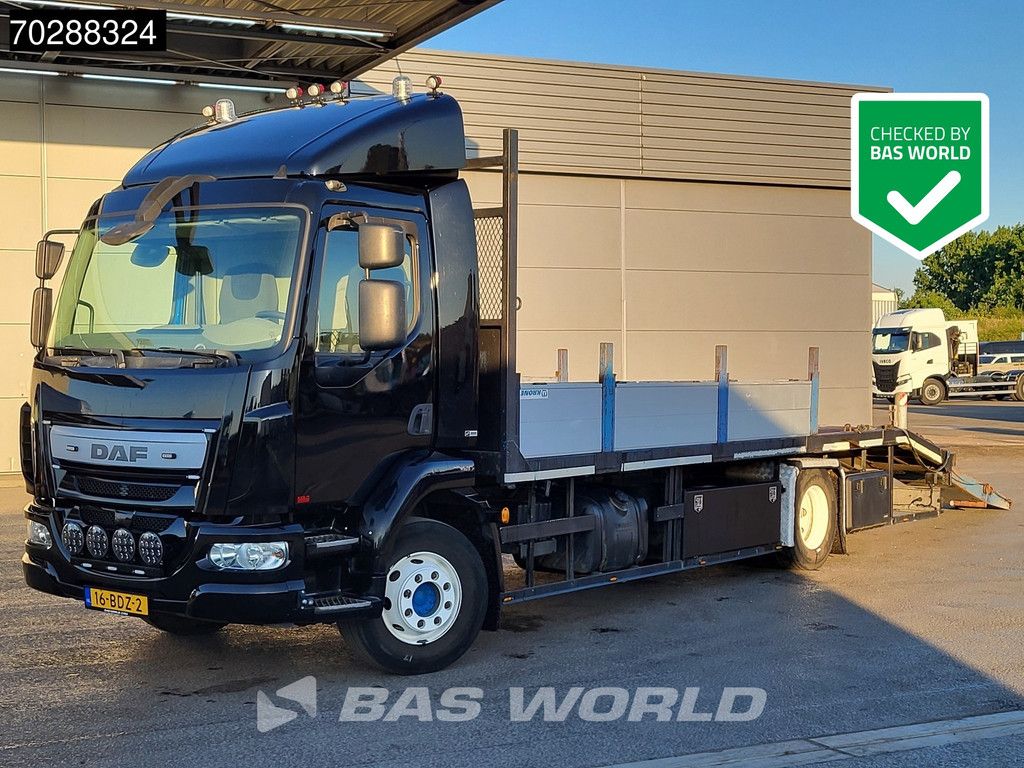 DAF LF 180 4X2 14t NL-Truck Machine transporter Oprijwagen Hydraulic ramps Euro 6