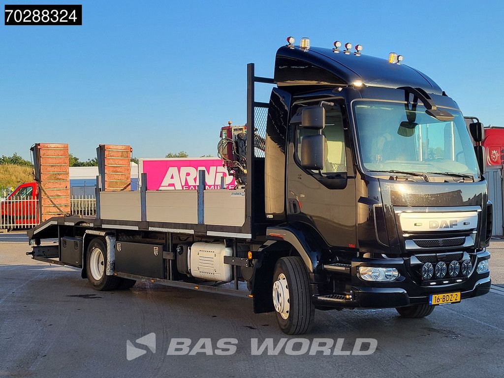 DAF LF 180 4X2 14t NL-Truck Machine transporter Oprijwagen Hydraulic ramps Euro 6