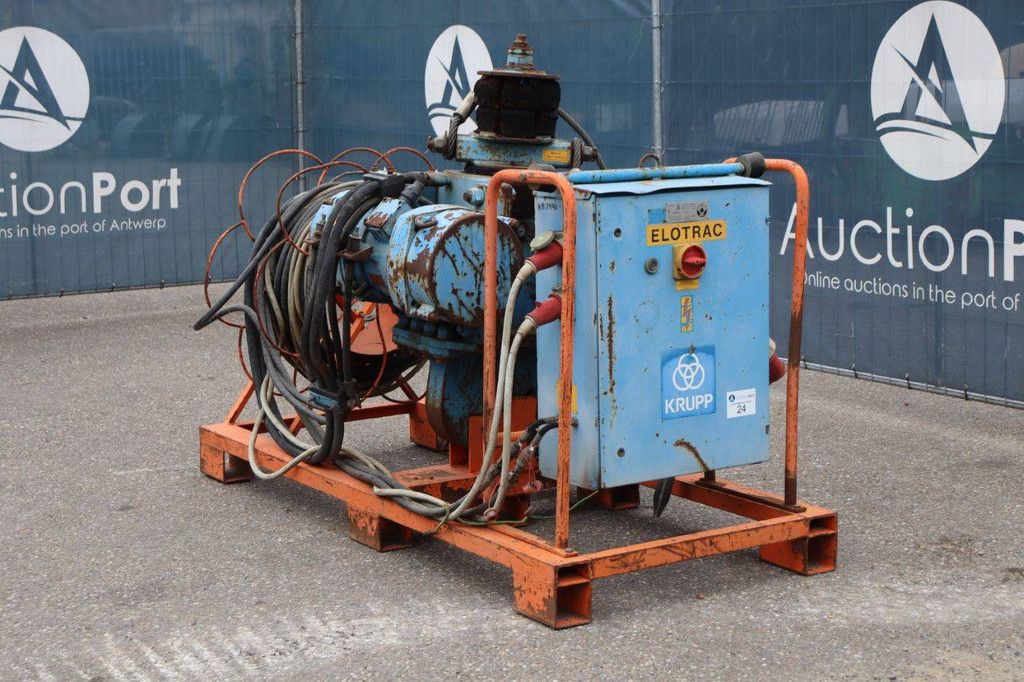 Sheet pile vibrator Tracto Technik Elotrak15 Electric 150bar 1983