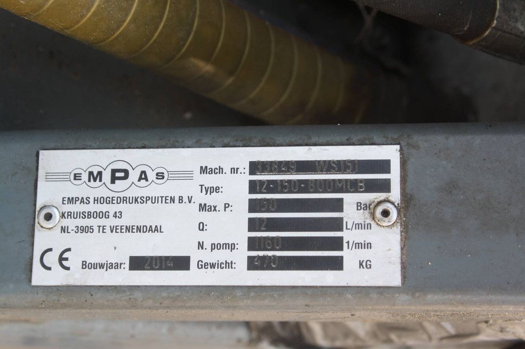 Hogedrukreiniger Empas 12-150-800MCB Benzine 2014