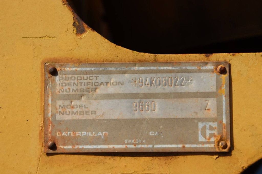 Wheel loader Caterpillar 966D Z Diesel 1987