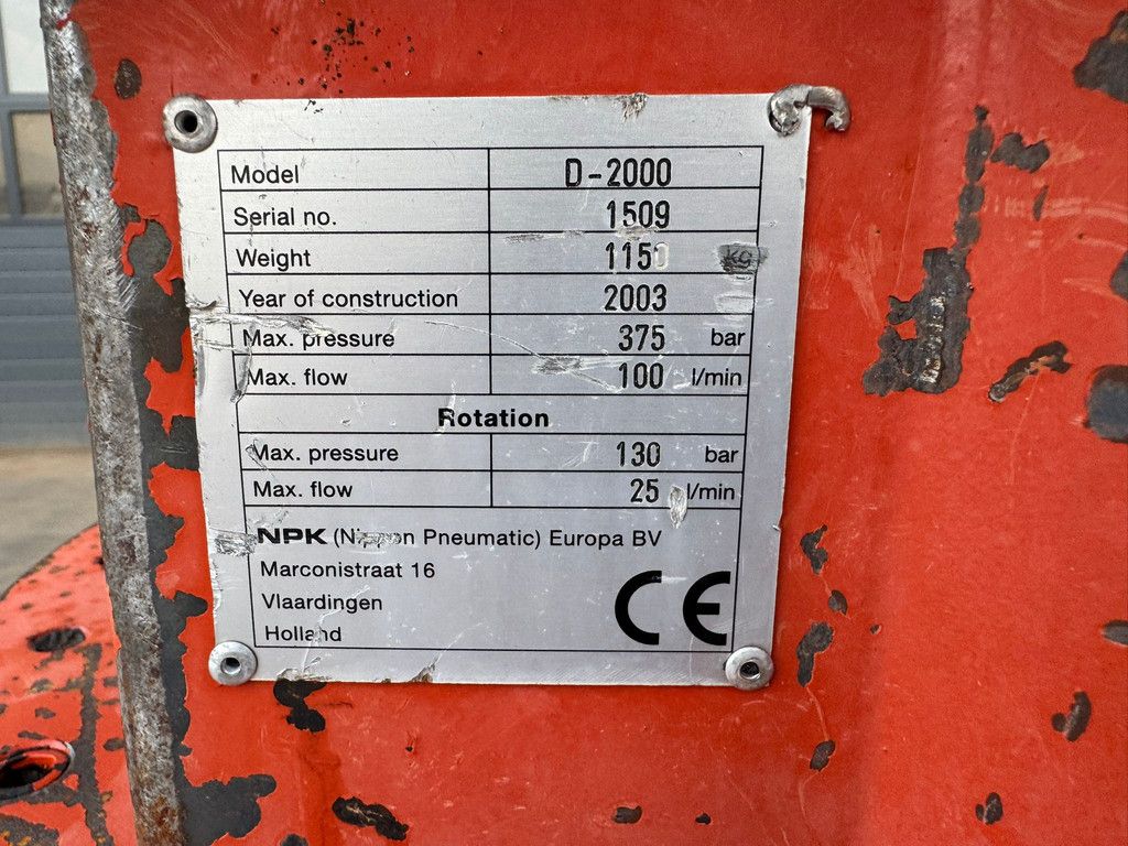 NPK Sorteergrijper D-2000 CW40
