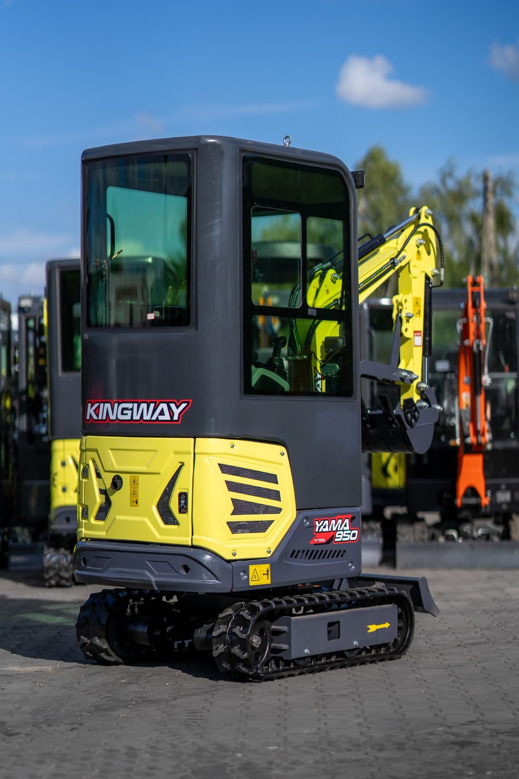 Minigraafmachine Graafmachine Minigraver Kingway Yama 950K PRO