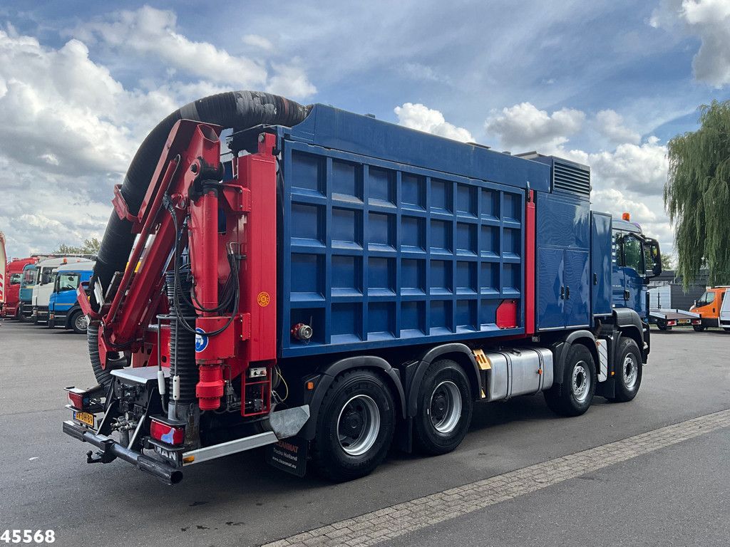 MAN TGS 41.440 8x4 Full Steel Reschwitzer 10m³ Saugbagger Just 132.502 Km!