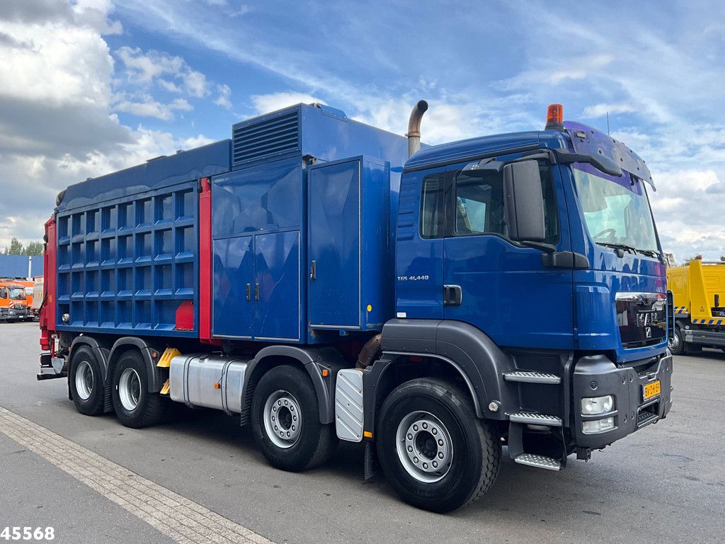 MAN TGS 41.440 8x4 Full Steel Reschwitzer 10m³ Saugbagger Just 132.502 Km!