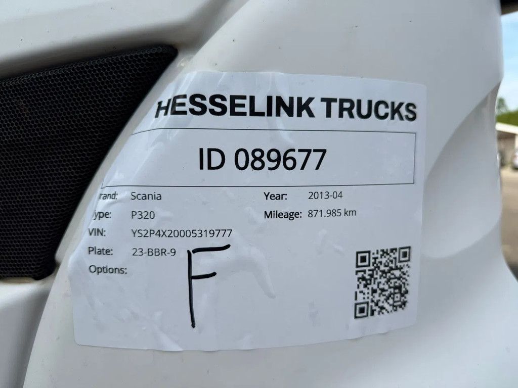 Scania P320 4X2 Airco Spoilers NL Truck APK/TUV 04-2026