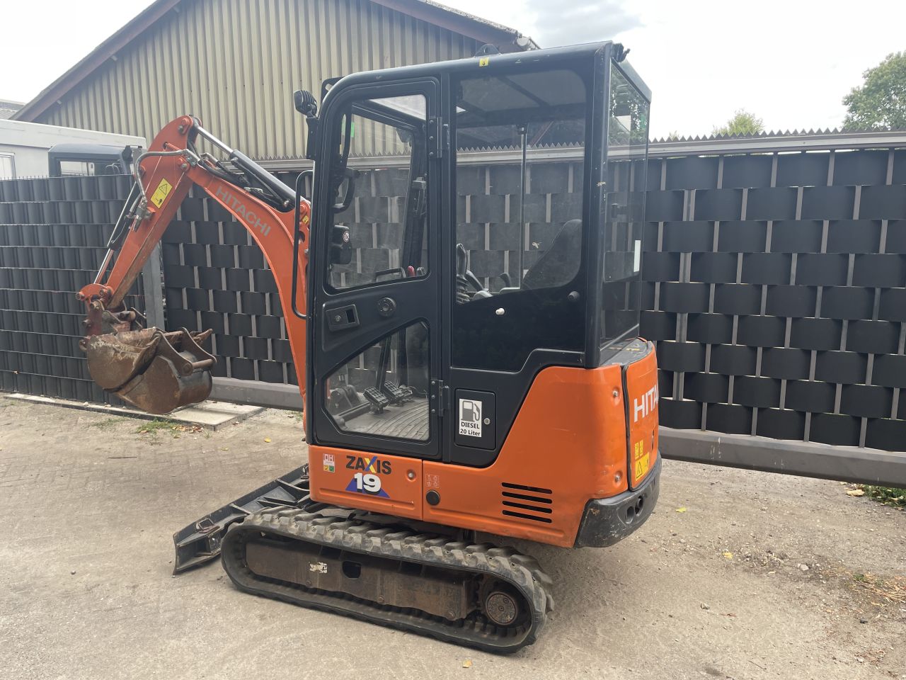 Hitachi zaxis zx 19 kubota bobcat yanmar mini graafmachine