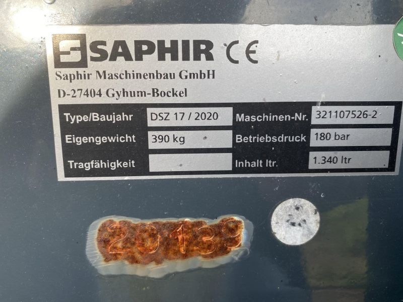 Saphir VORS. DUNG-SILAGEZANGE DSZ 17