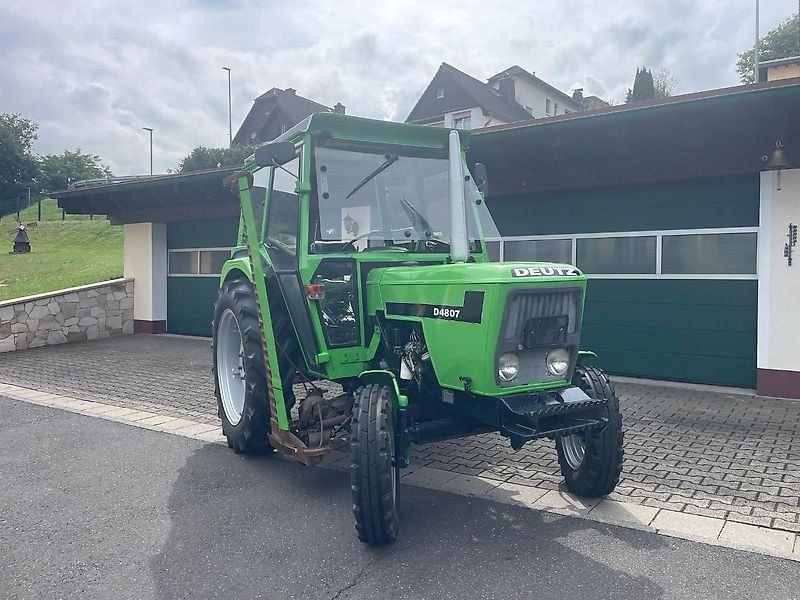 Deutz-Fahr 4807  mit EuroCab Kabine Servolenkung Mähwerk wie 4507 52