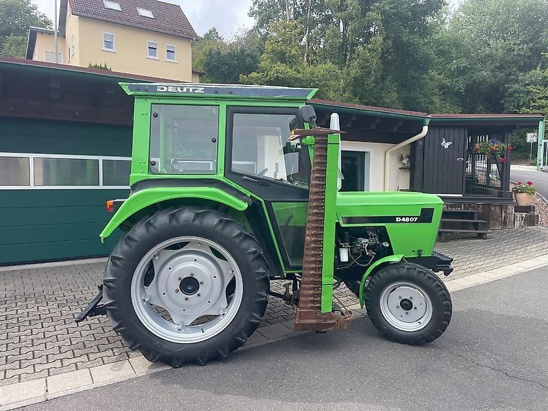 Deutz-Fahr 4807  mit EuroCab Kabine Servolenkung Mähwerk wie 4507 52