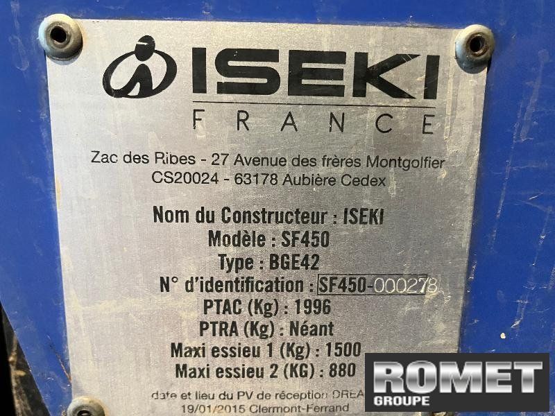 Iseki SF450FH
