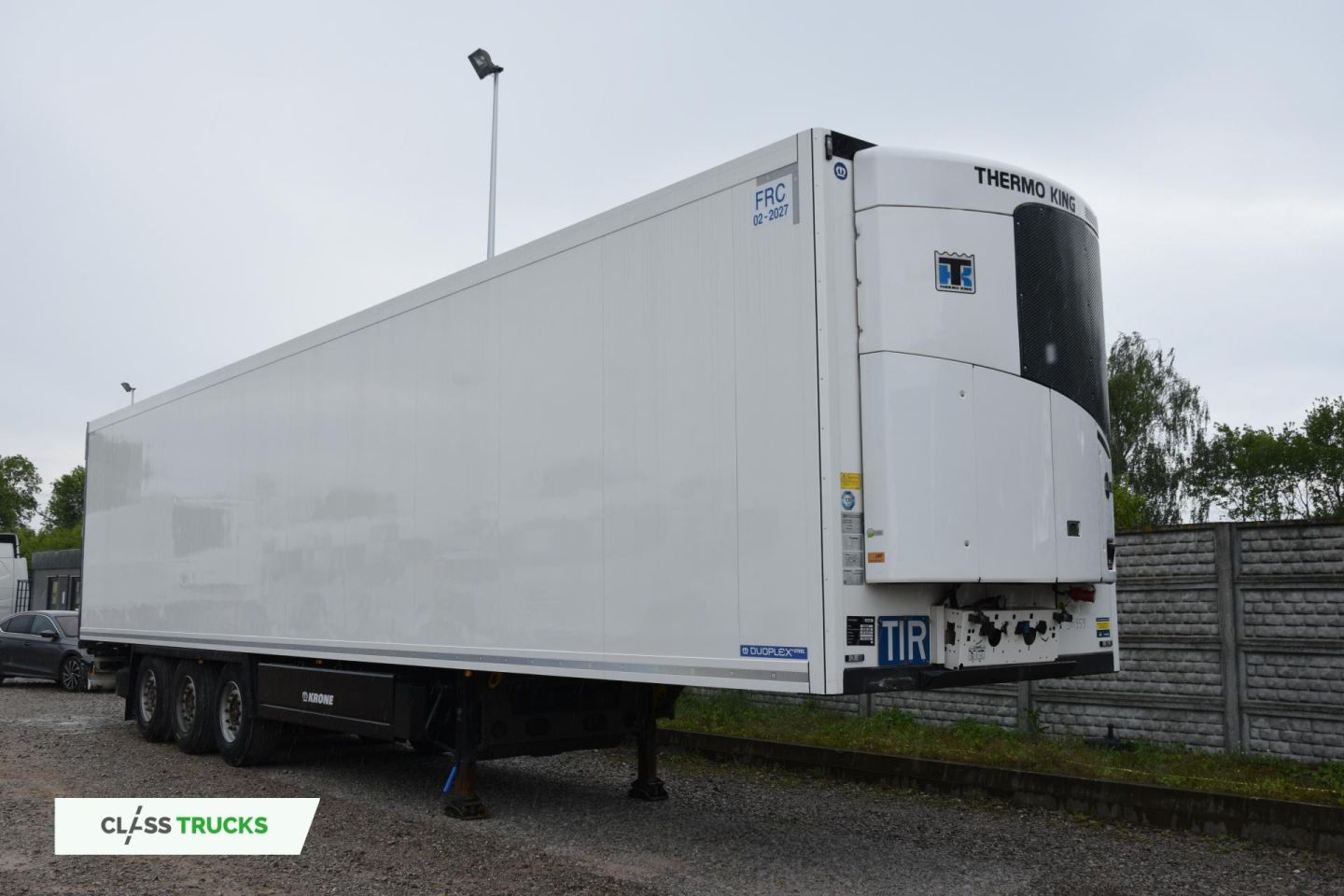 Krone SDR Double Deck Cool Liner FP45 ThermoKing SLXi 300 Lifting Axle