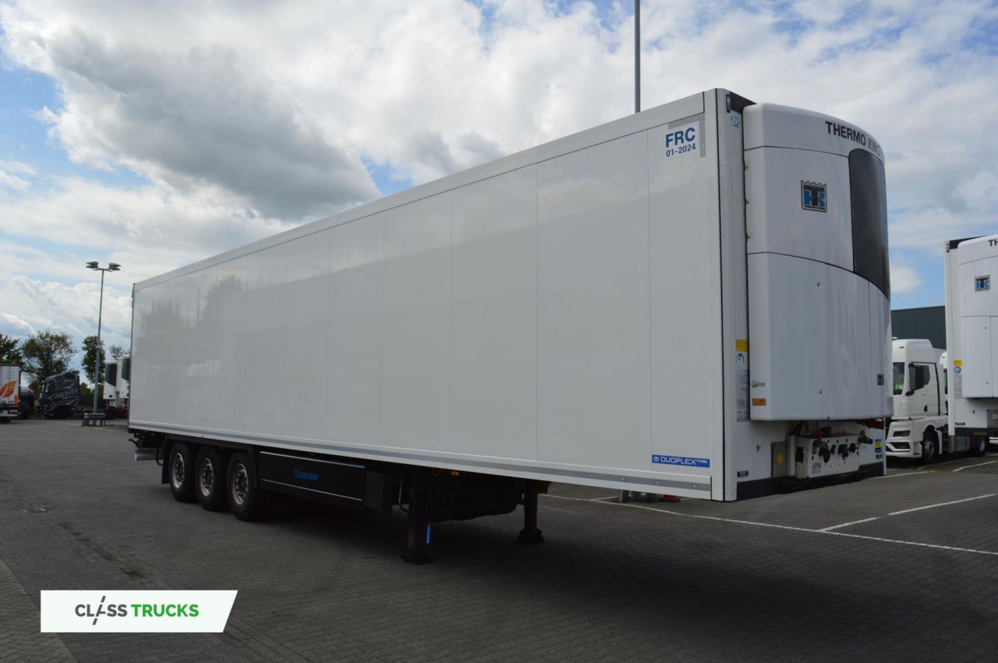 Krone SDR Double Deck Cool Liner FP45 ThermoKing SLXi 300 Lifting Axle