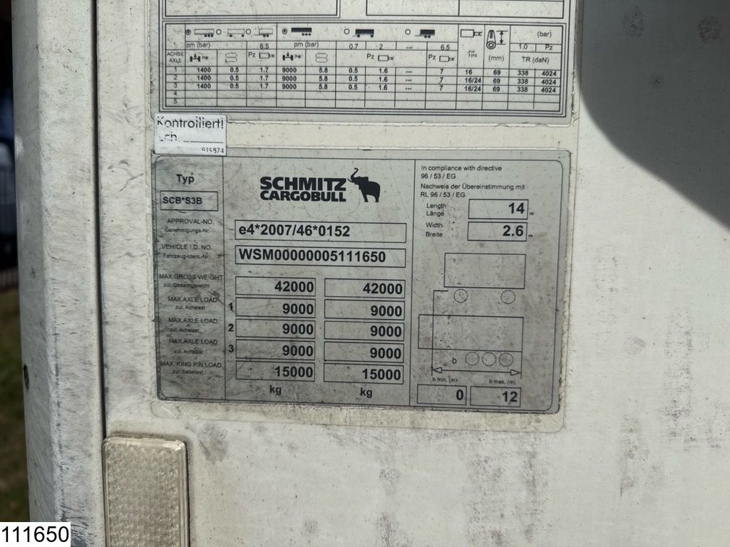 Schmitz Koel vries Thermo king SLXe 300, Dhollandia