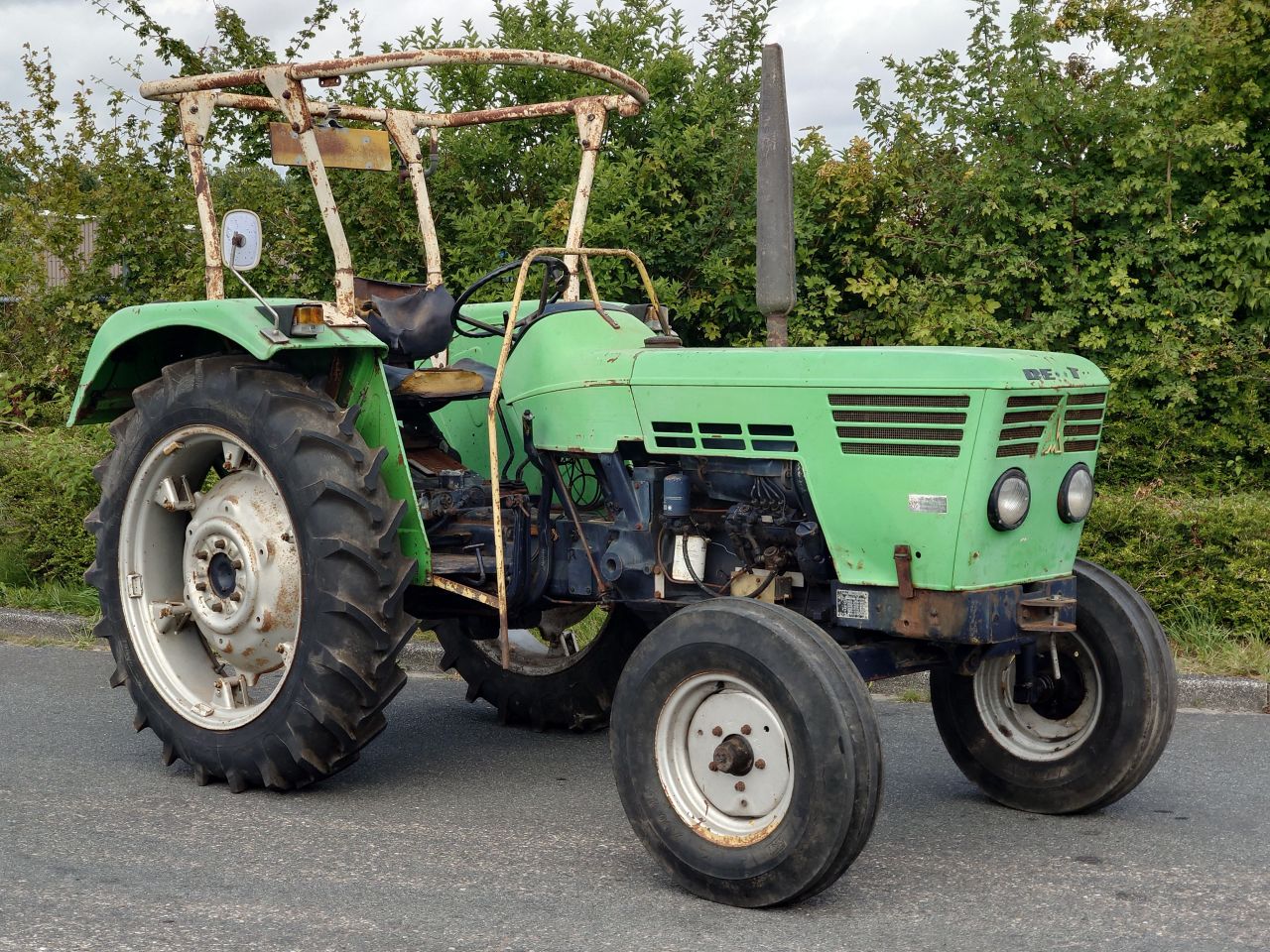 Deutz 6206 2wd NL-Nummernschild