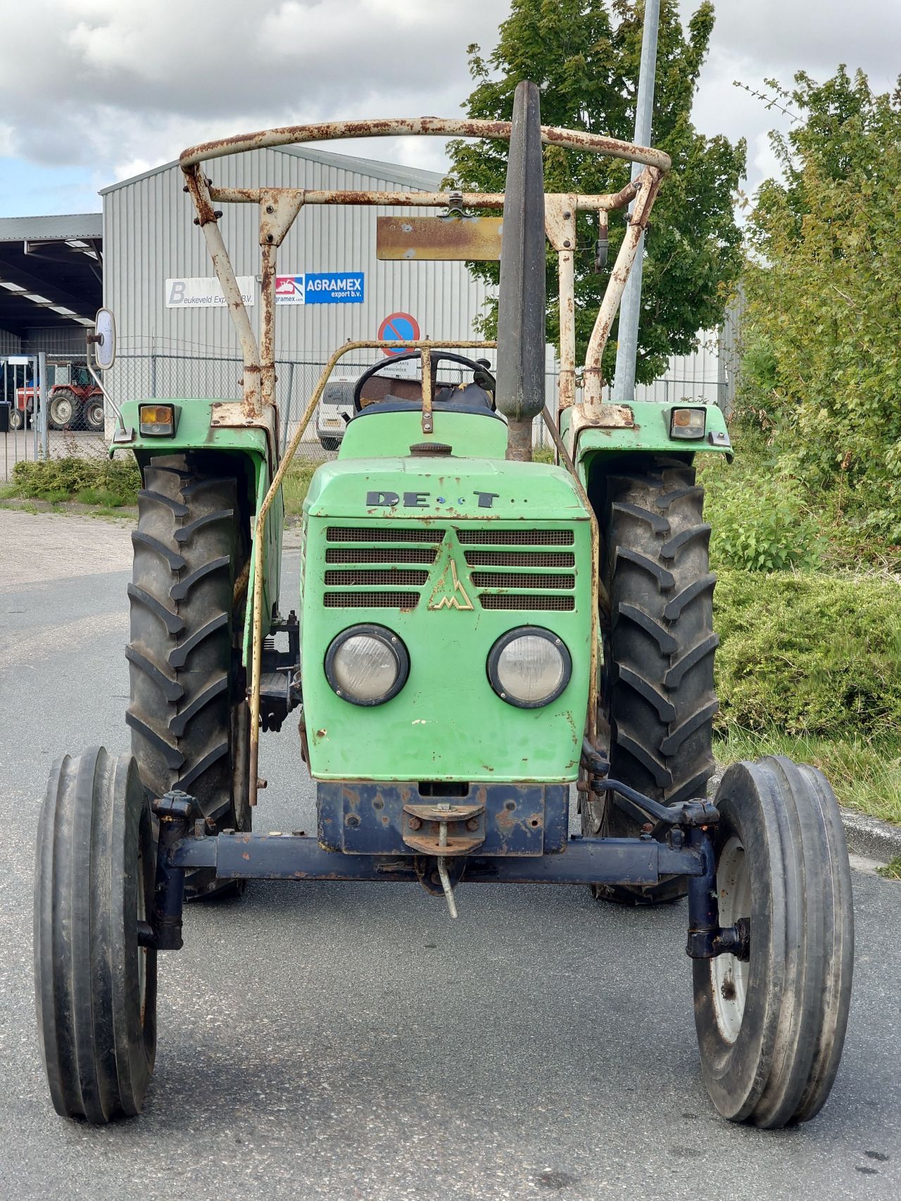 Deutz 6206 2wd NL-Nummernschild