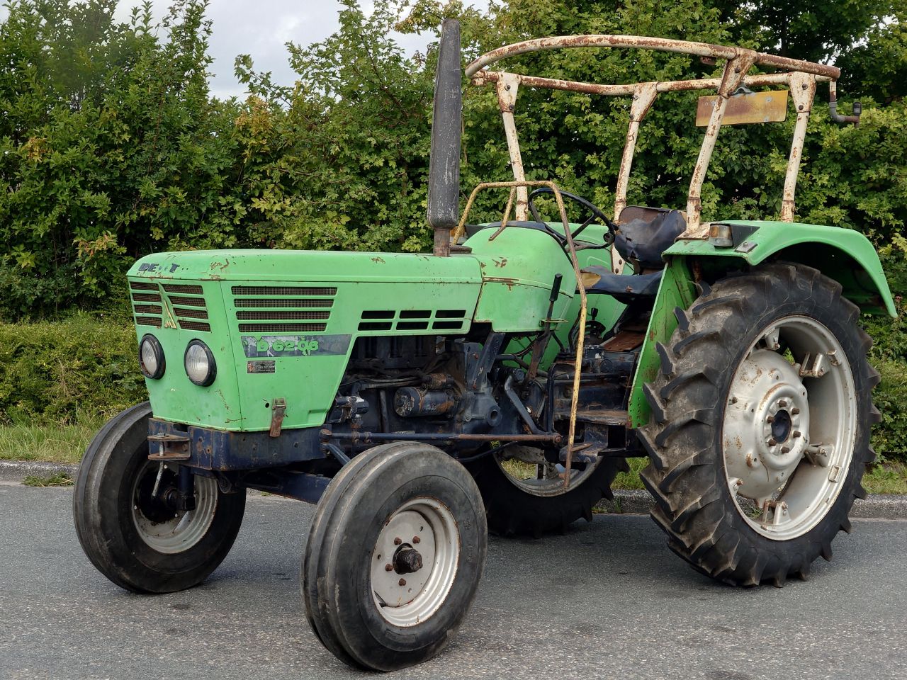 Deutz 6206 2wd NL-Nummernschild