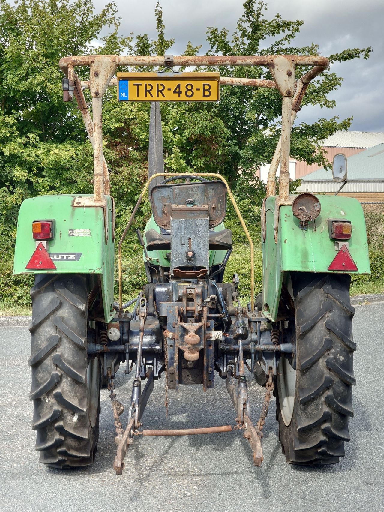 Deutz 6206 2wd NL-Nummernschild