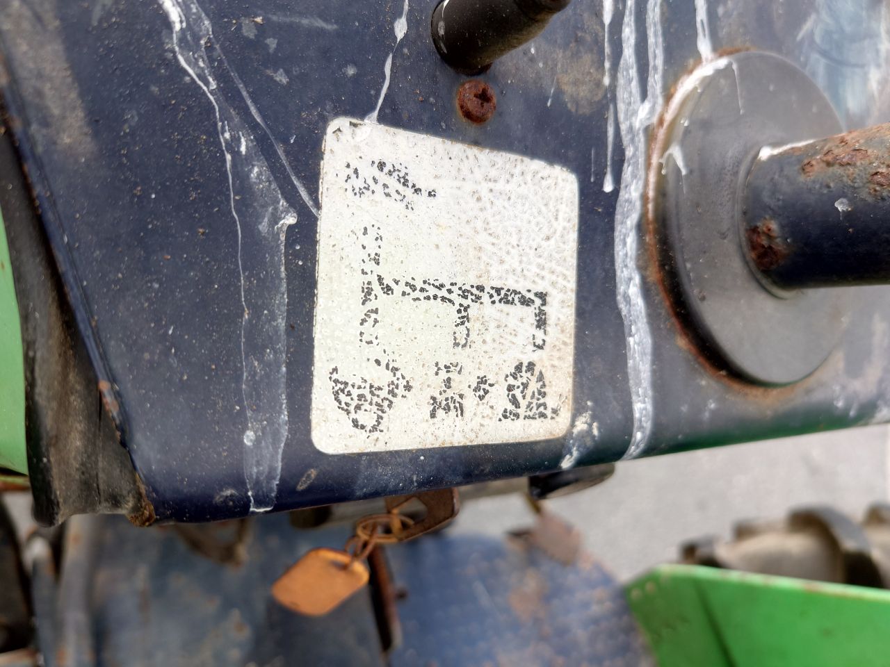 Deutz 6206 2wd NL-Nummernschild