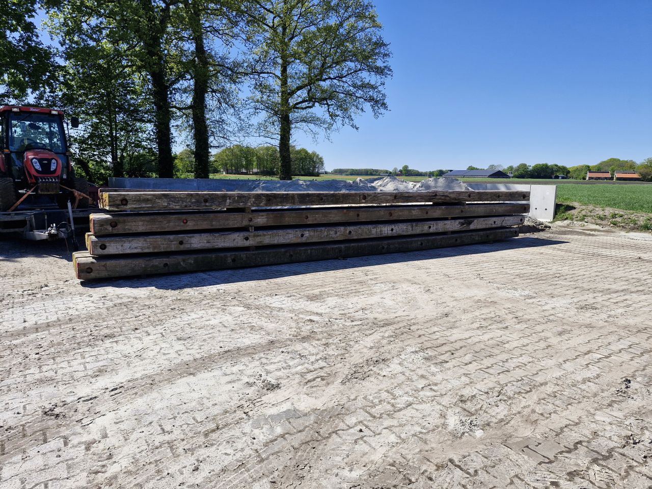 Draglineschotten Gebruikt. 10 m 25cm grote schotten