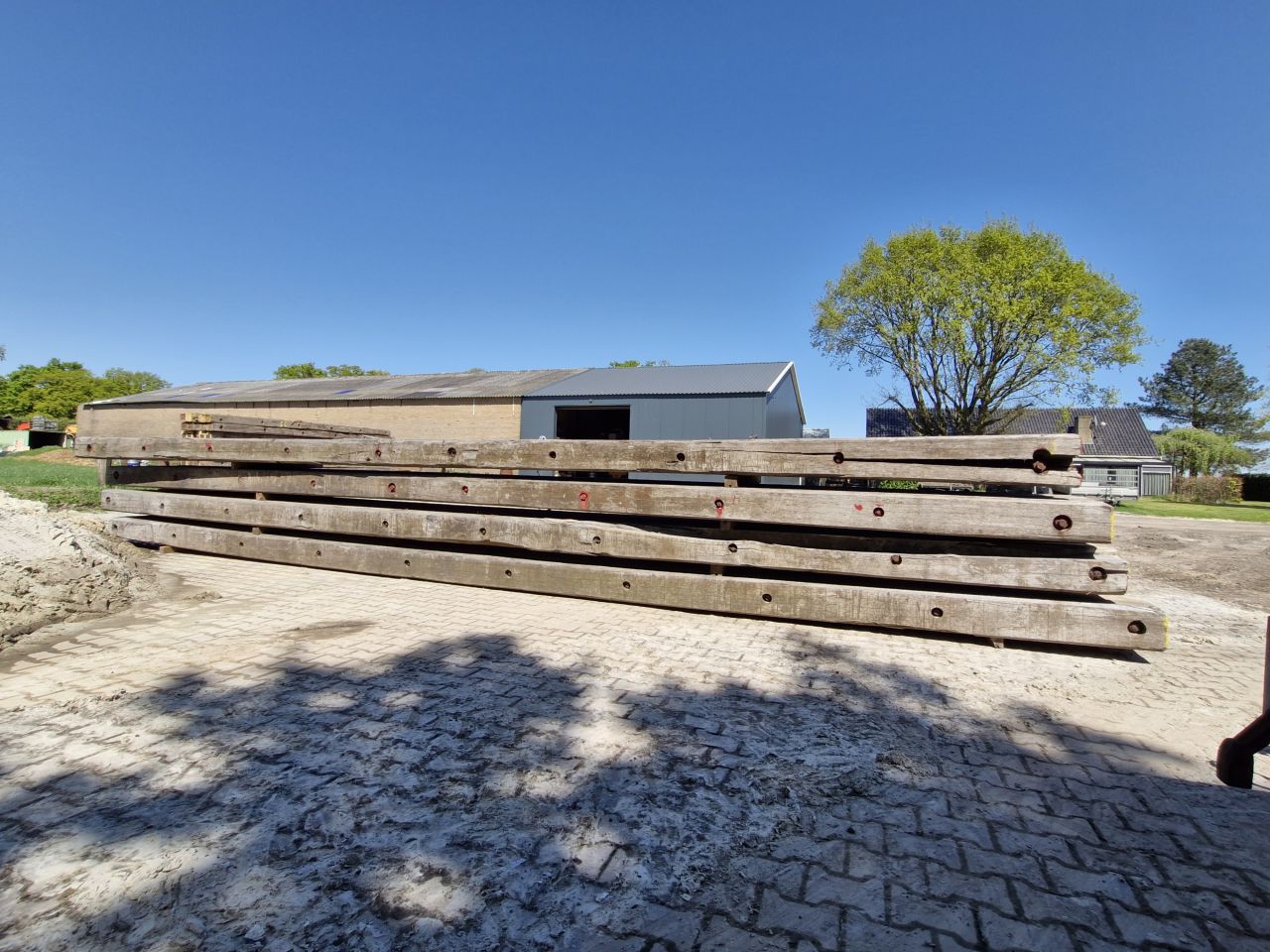 Draglineschotten Gebruikt. 10 m 25cm grote schotten