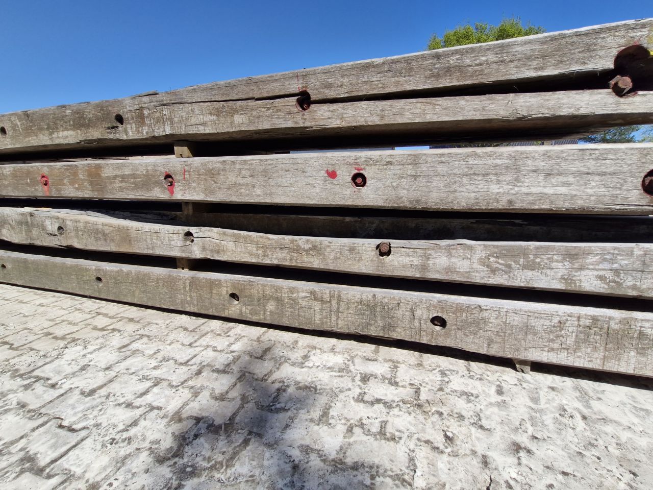 Draglineschotten Gebruikt. 10 m 25cm grote schotten