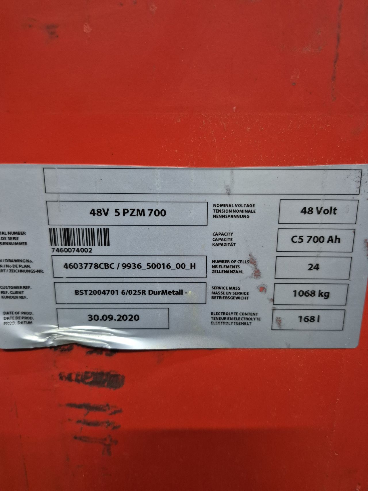 Linde E20PH-01 triplex sideshift 5.470 mm accu 2020 87%
