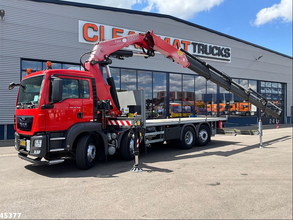 Man TGS 35.440 Euro 6 Fassi 66 Tonmeter laadkraan