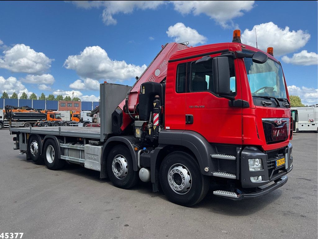 Man TGS 35.440 Euro 6 Fassi 66 Tonmeter laadkraan