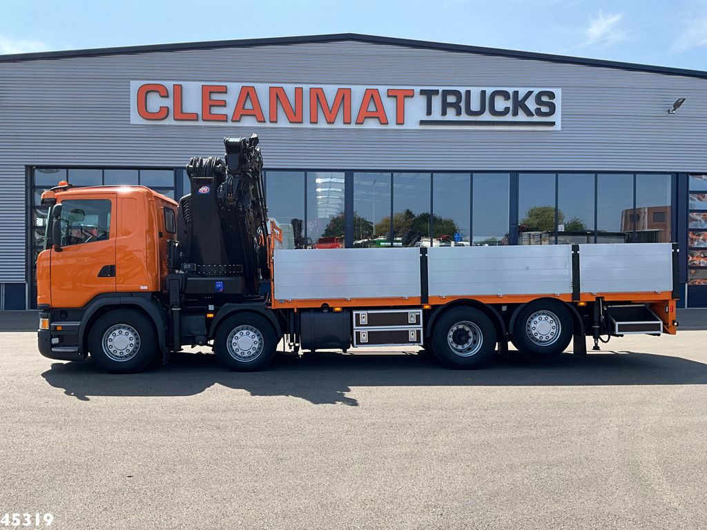 Scania G 450 Euro 6 HMF 60 Tonmeter laadkraan + Fly-Jib