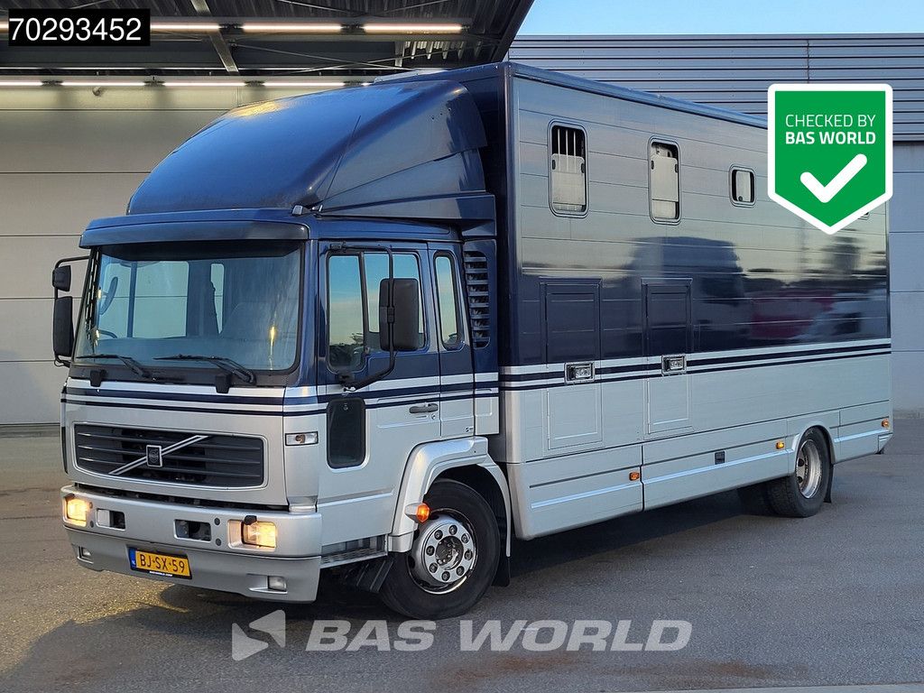 Volvo FL FL6 180 4X2 NL-Horsetruck 4 Horses Pferdentransport Manual Euro 2