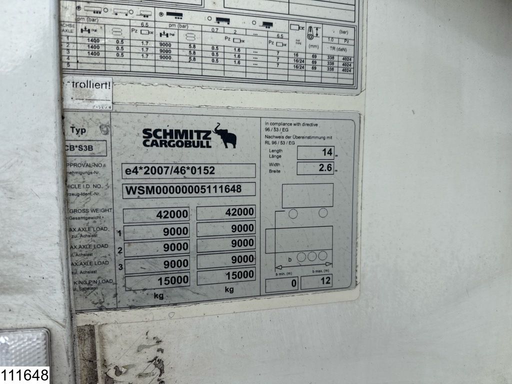Schmitz Koel vries Thermoking SLXe 300, Dhollandia