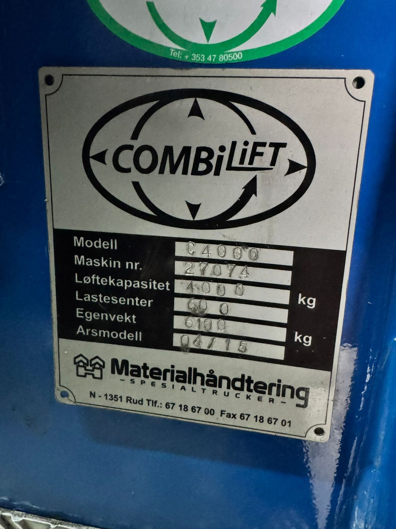 4 Weg Zijlader Combilift