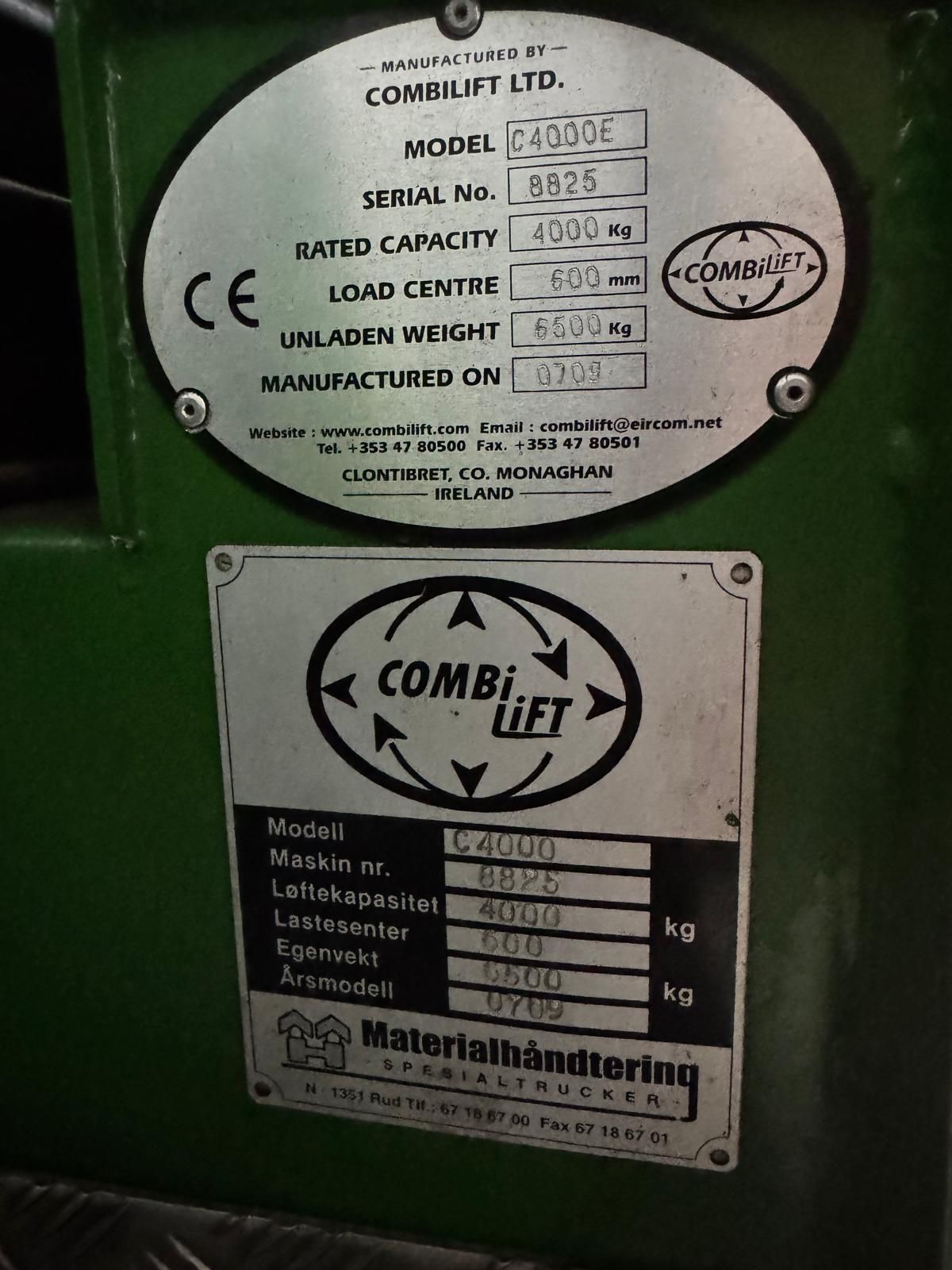 4 Weg Zijlader Combilift Type C 4000E