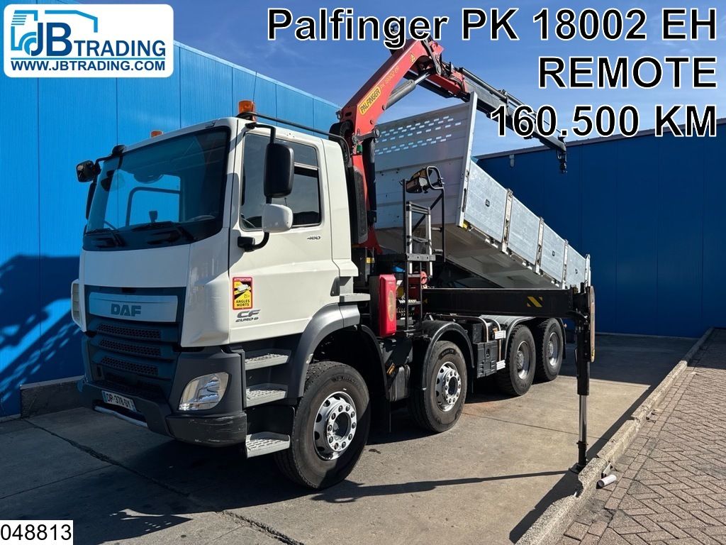 DAF CF 460 8x4, EURO 6, Palfinger, Retarder, Leaf suspension