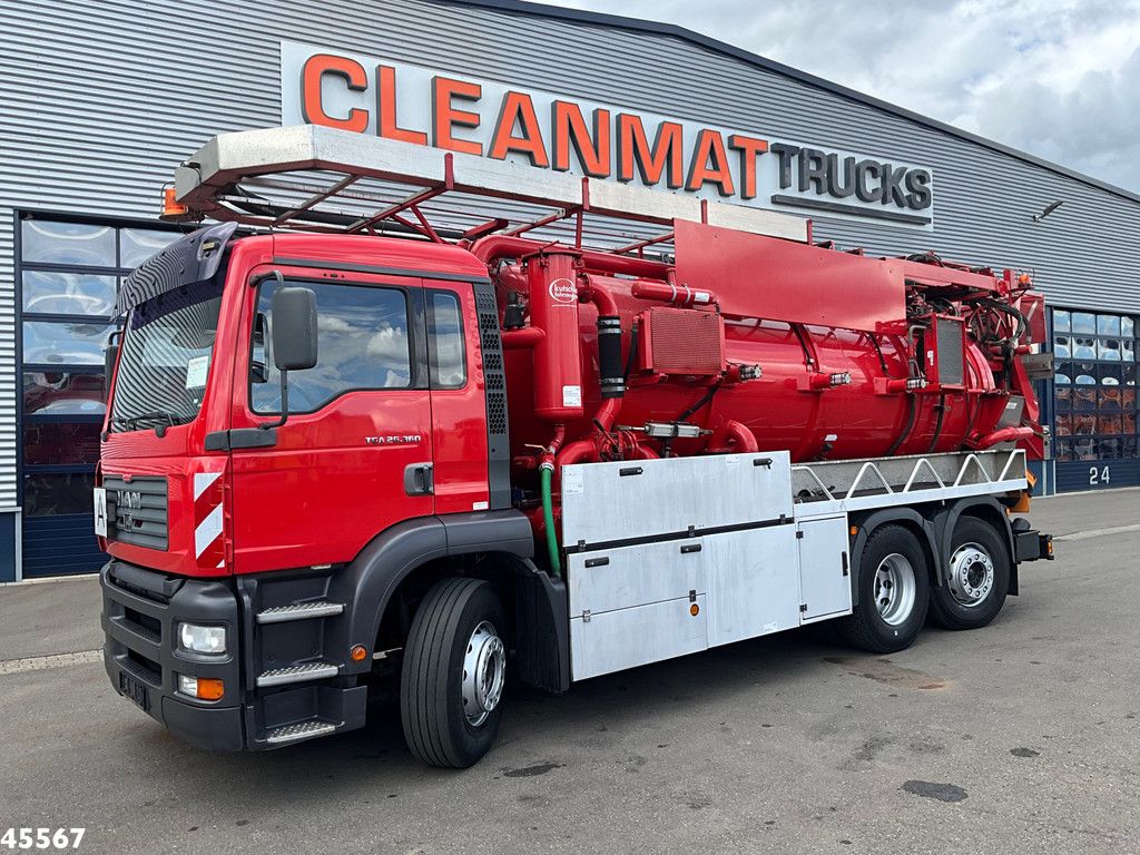 MAN TGA 26.360 Kutschke 12,5 m³ Combi Kolkenzuiger Just 168.699 km!