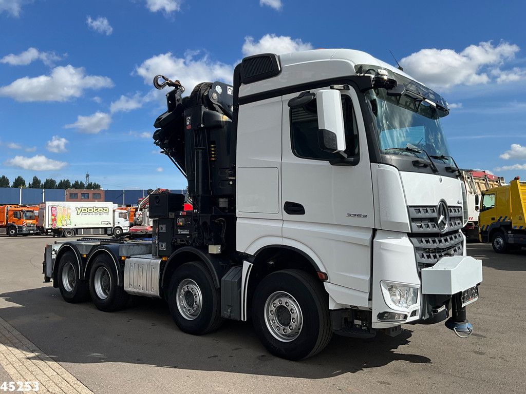 Mercedes-Benz Arocs 3253 8x4 Hiab 105 Tonmeter laadkraan
