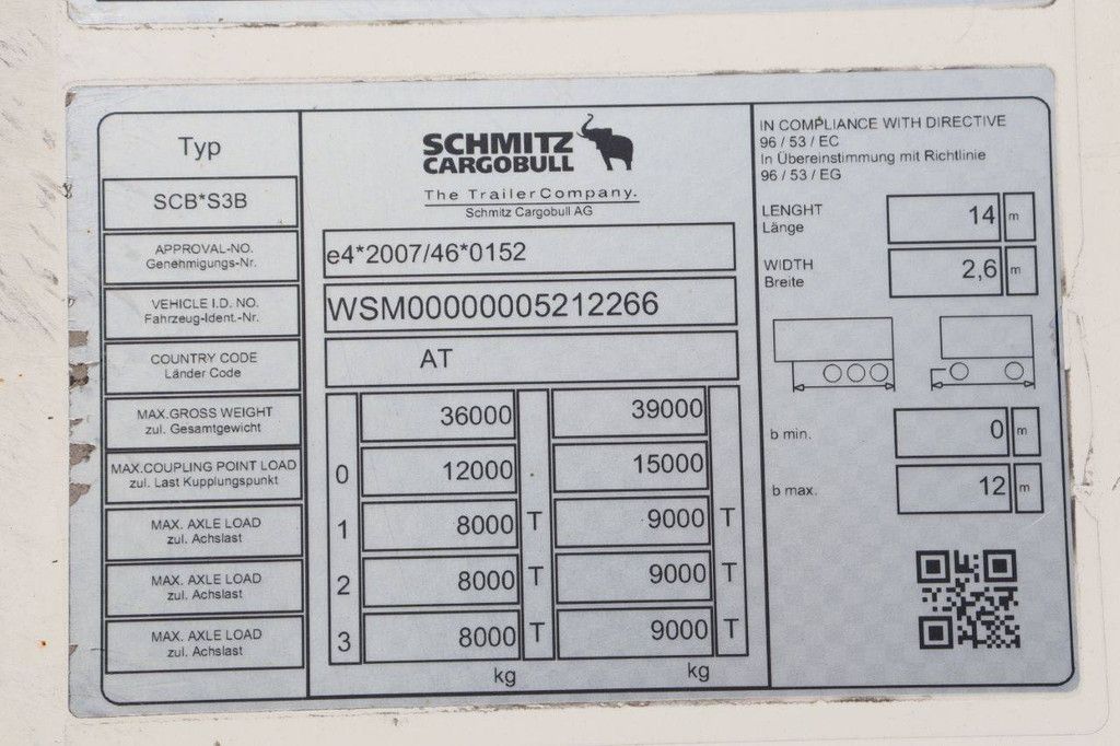Reefer Trailer Schmitz Cargobull SCB*S3B 2019