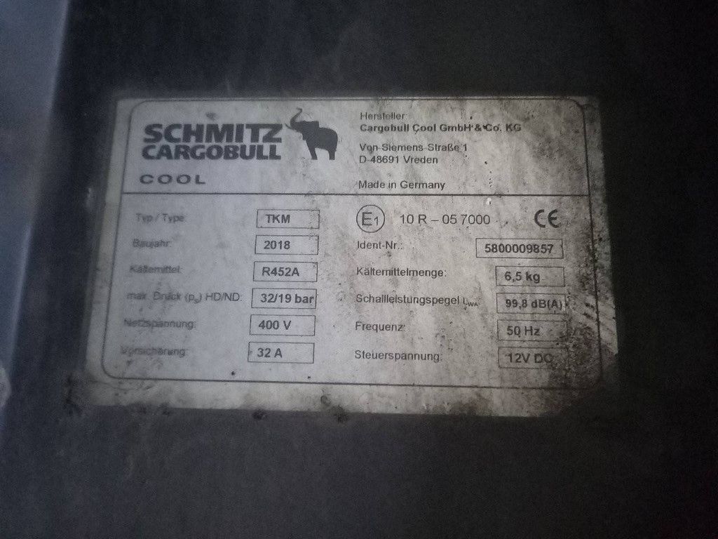 Reefer Semitrailer Schmitz Cargobull Auflieger Tiefkühler Standard 2018