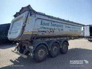 Offener Auflieger Schmitz Cargobull Auflieger Kipper Stahlrundmulde 2015