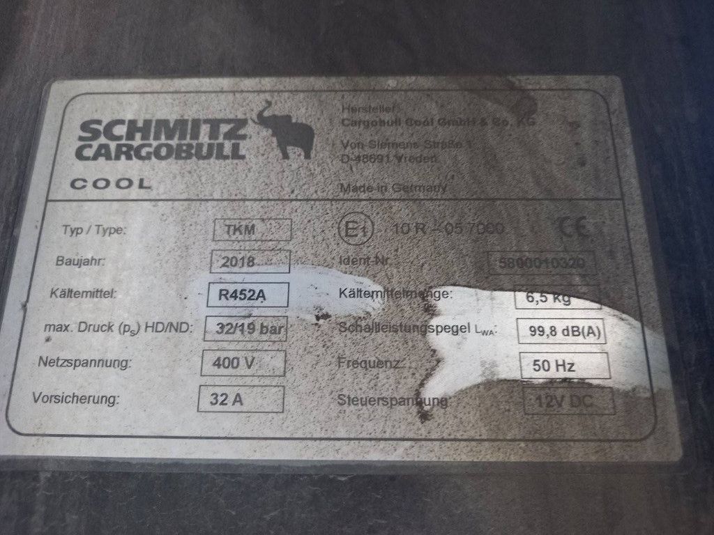 Reefer Semitrailer Schmitz Cargobull Auflieger Tiefkühler Standard 2018