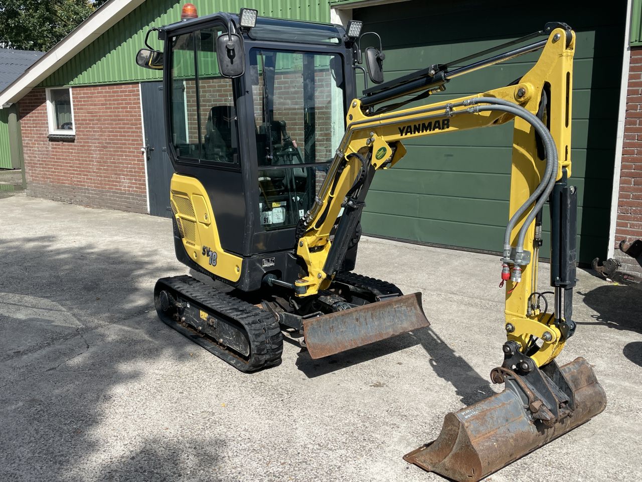 Yanmar SW18 minigraver / minikraan